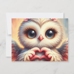 Cartão Postal Coruja que você precisa é amor