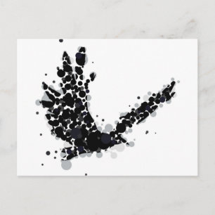 Cartão Postal corvo