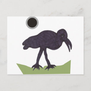 Cartão Postal Corvo
