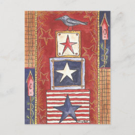 Cartão Postal Corvo nas Estrelas