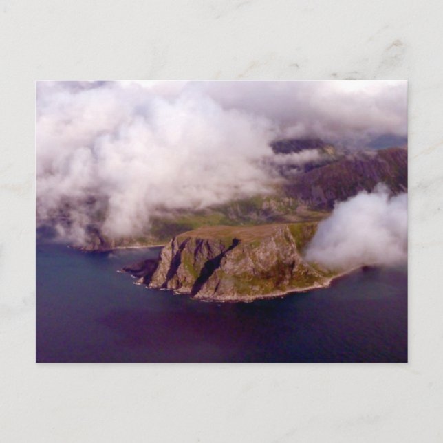 Cartão Postal Corvos mágicos da Noruega (Frente)