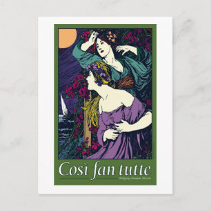 Cartão Postal Così fan tutte, Opera