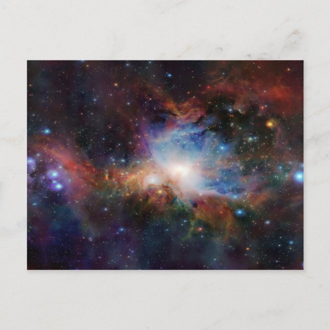 Cartão Postal Cosmos de roda (Frente)