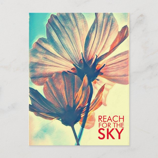 Cartão Postal Cosmos Reach for the Sky (Frente)
