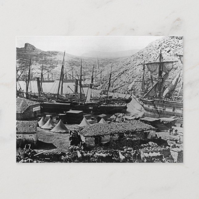 Cartão Postal Cossack Bay, Crimeia, c.1855 (Frente)