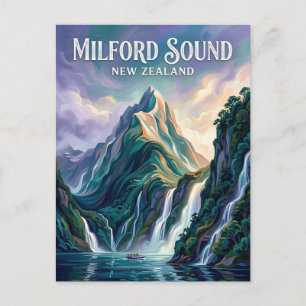 Cartão Postal Costa Abel Tasman Nova Zelândia