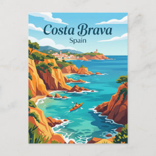 Cartão Postal Costa Brava Espanha
