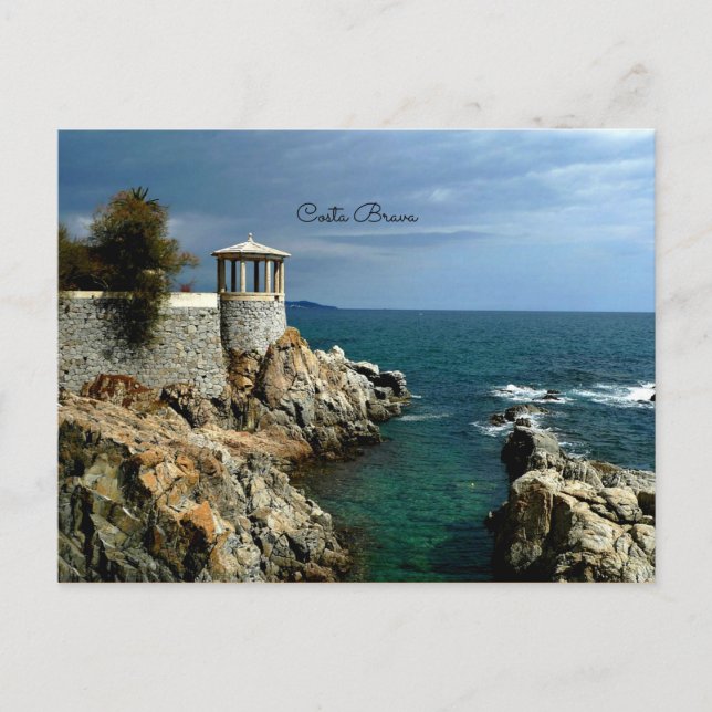 Cartão Postal Costa Brava, Espanha (Frente)