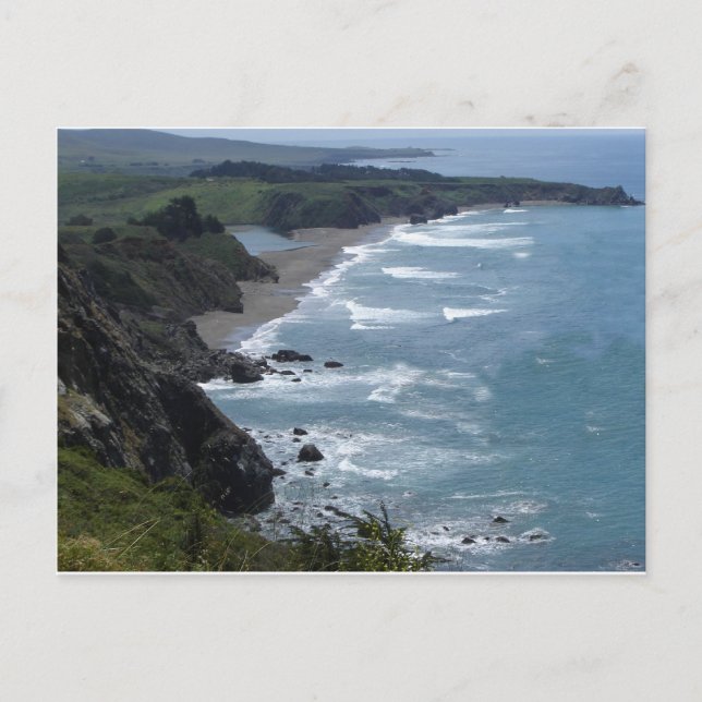 Cartão Postal Costa da Califórnia Central (Frente)