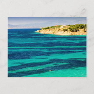 Cartão Postal Costa da Ilha de Egina, Grécia