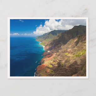 Cartão Postal Costa de Kauai Costa Norte do Havaí Na Pali
