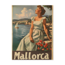 Costa de Maiorca, 1950 Elegância Vintage
