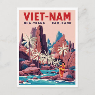 Cartão Postal Costa de Nha Trang Cam Ranh