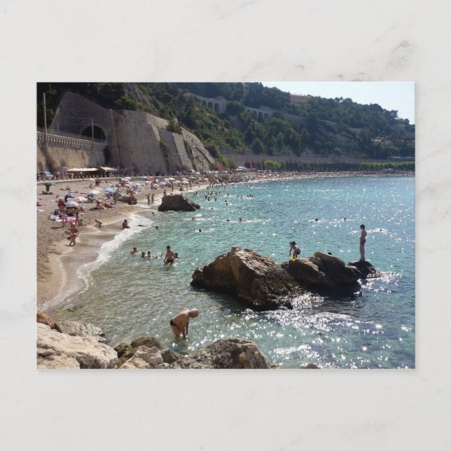 Cartão Postal costa de Villefranche (Frente)