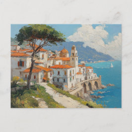 Cartão Postal Costa do Amalfi Itália