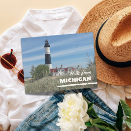 Cartão Postal Costa do Farol Michigan