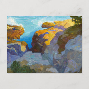 Cartão Postal Costa do Maine por Newell Convers Wyeth