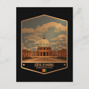 Cartão Postal Costa do Marfim