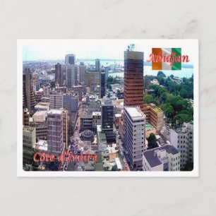 Cartão Postal Costa do Marfim - Abidjan -