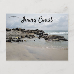 Cartão Postal Costa do Marfim República da Costa do Marfim