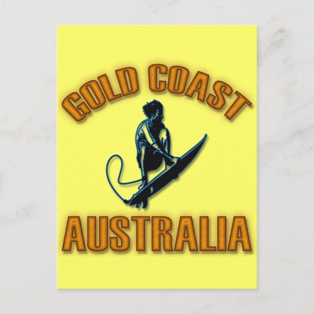 Cartão Postal COSTA Dourada AUSTRÁLIA (Frente)