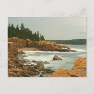 Cartão Postal Costa Escarpada, Parque Nacional Acadia, Maine