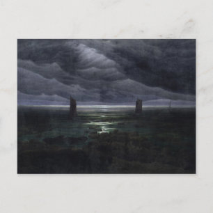 Cartão Postal Costa Marítima ao Luar, 1835-36