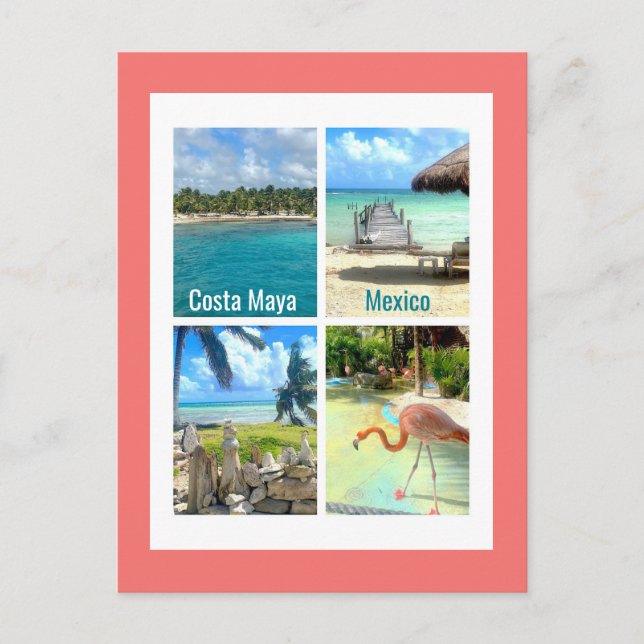 Cartão Postal Costa Maya, México (Frente)