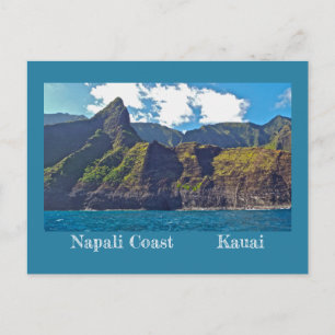 CARTÃO POSTAL COSTA NAPALI ÁSPERA E BÔNITA/KAUAI,HAWAI