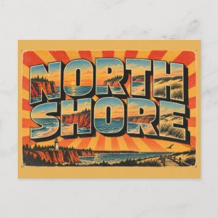Cartão Postal Costa Norte PEI Dunas de Falésias Vermelhas Faróis