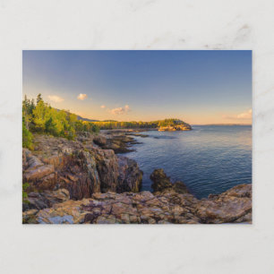 Cartão Postal Costa Parque Nacional Acadia, Schooner Head