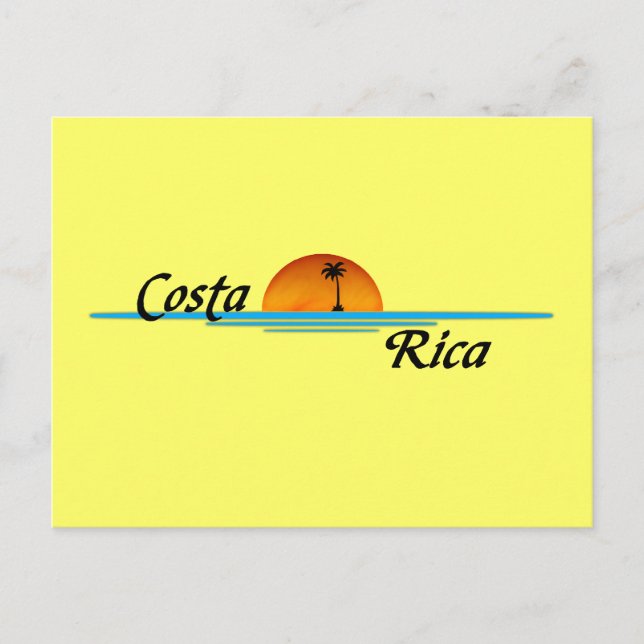 Cartão postal Costa Rica (Frente)
