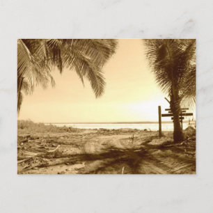 Cartão Postal Costa Rica Beach