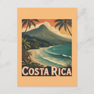 Cartão Postal Costa Rica Beach, Pura Vida