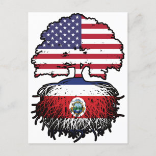 Cartão Postal Costa Rica Costa Rica América Latina Árvore dos EU