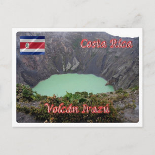 Cartão Postal Costa Rica - Irazù Volcano -
