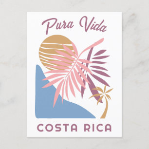 Cartão Postal Costa Rica Motto Pura Vida
