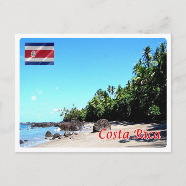 Cartão Postal Costa Rica - Parque Nacional Corcovado - (Frente)