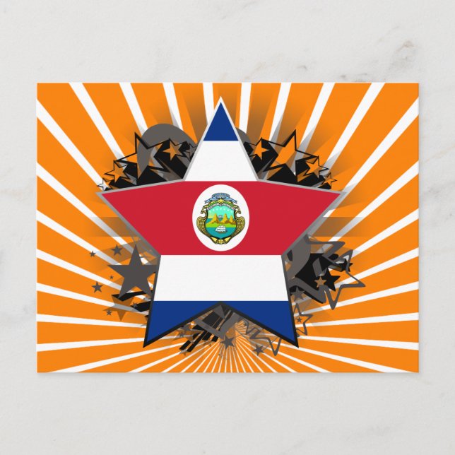 Cartão Postal Costa Rica Star (Frente)