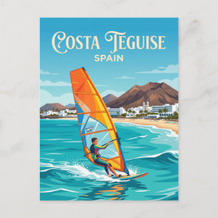 Cartão Postal Costa Teguise Espanha