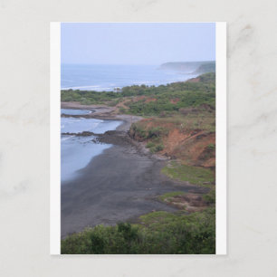 Cartão Postal Costa tropical idílica de El Salvador