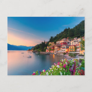 Cartão Postal Costa   Varenna, Lombardia, Itália