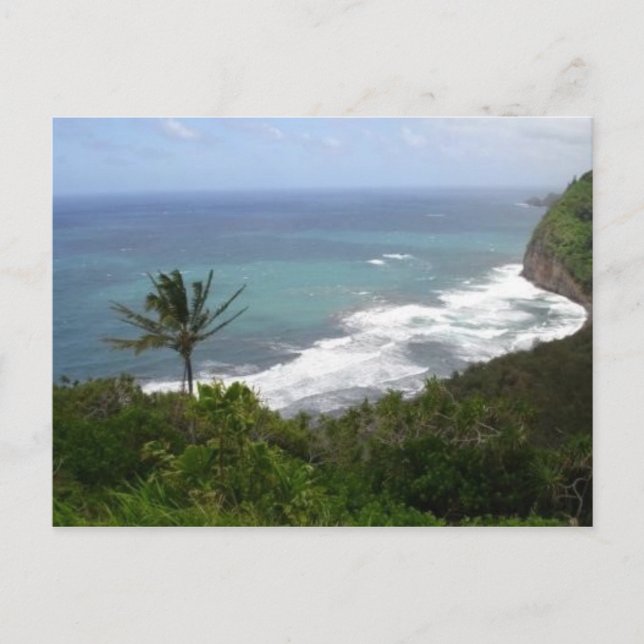 Cartão Postal Costal Havaí (Frente)