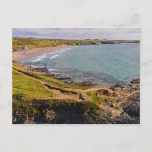 Cartão Postal Costeira View Whitesands Bay Pembrokeshire Wales