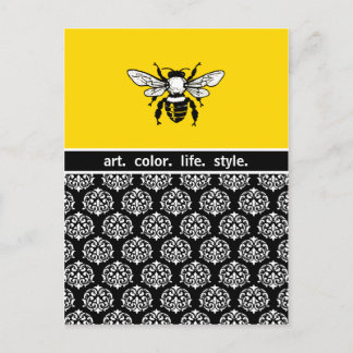 Cartão Postal Costume da abelha do mel