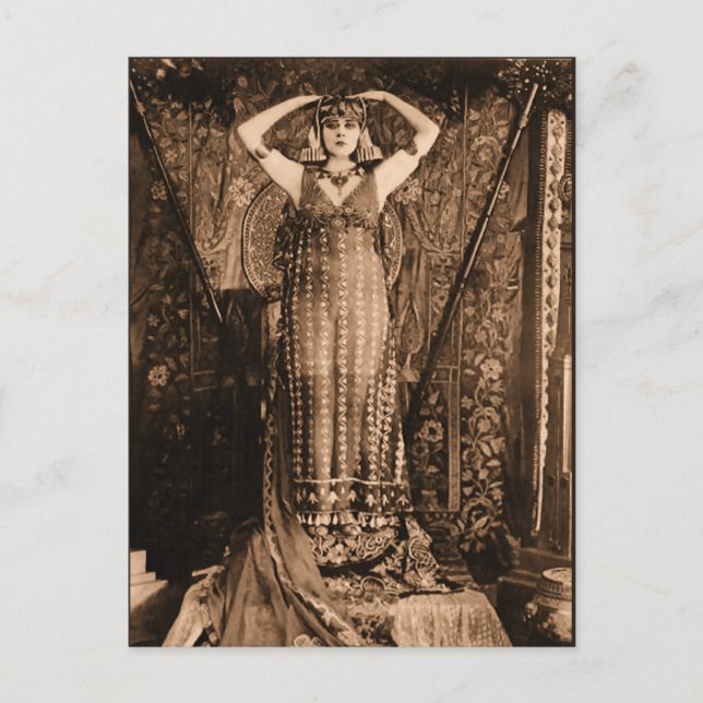 Cartão Postal Costume Egípcio (Frente)