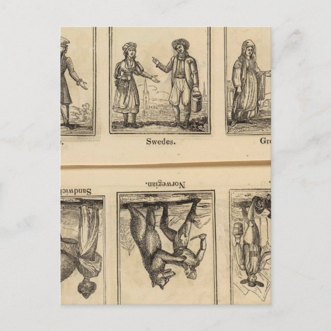 Cartão Postal Costumes (Frente)