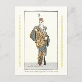 Cartão Postal Costumes Parisiens - Manteau du soir Postcard