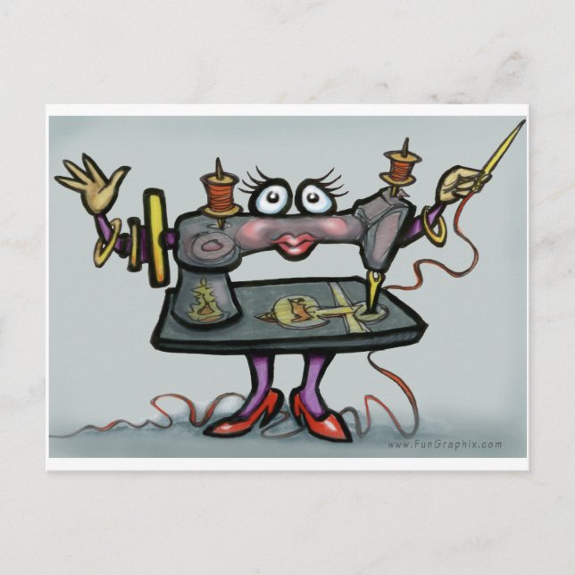 Cartão Postal costura (Frente)