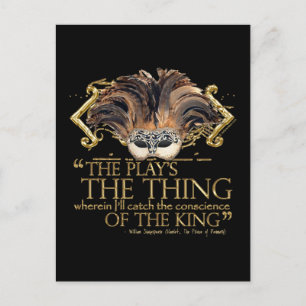 Cartão Postal Cota Hamlet Play (Versão Dourada)